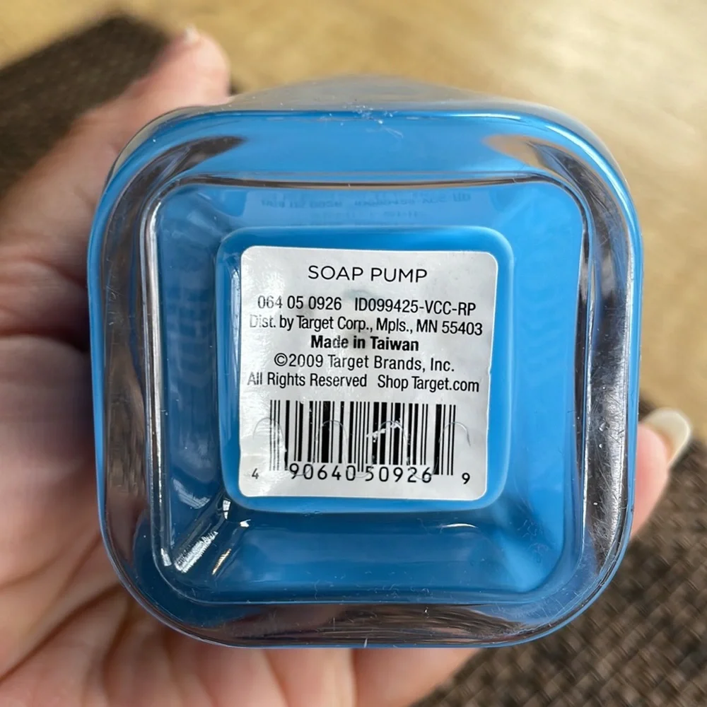 2pk Acrylic Plastic Liquid Soap Pumps